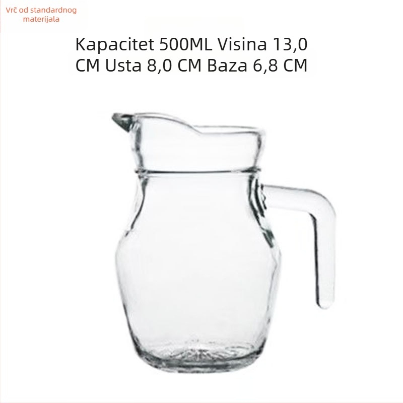 Rz stakleni vinski dekantor, moderan jednostavan dizajn, premium kvaliteta, težina 300 g