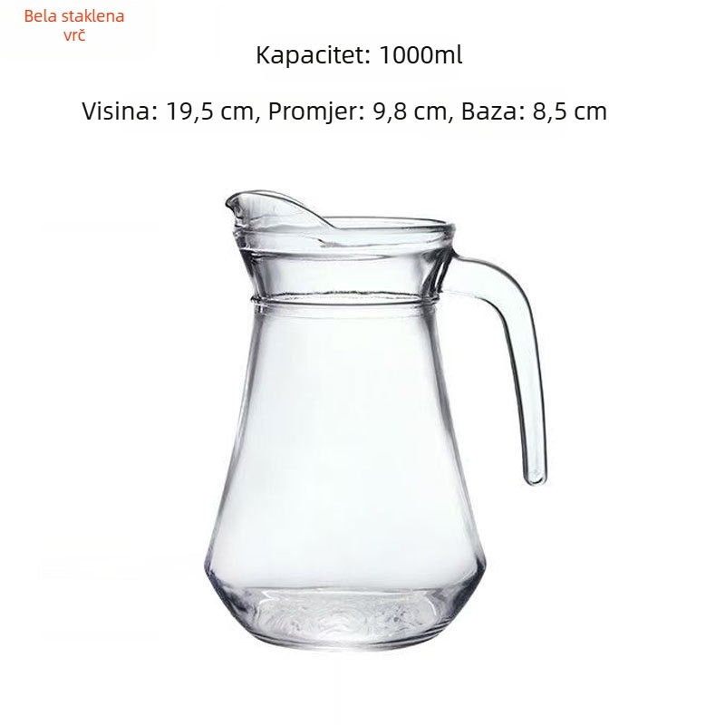 Rz stakleni vinski dekantor, moderan jednostavan dizajn, premium kvaliteta, težina 300 g