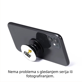 Silikon držač za telefon s dizajnom zračnog jastuka, sladak crtani motiv