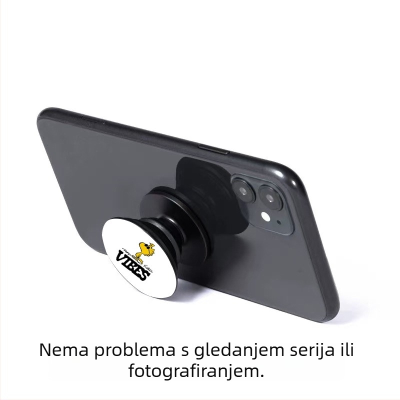 Silikon držač za telefon s dizajnom zračnog jastuka, sladak crtani motiv