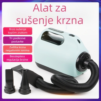 Curly Tail Kutija za sušenje kućnih ljubimaca – visokoučinkoviti sušilac za pse velikih pasmina, pogodan za Golden Retriever i mačke