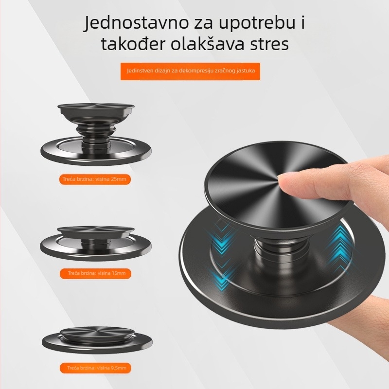 Držač za mobitel od aluminijske legure s MagSafe magnetnim zračnim jastukom, teleskopsko potiskivanje i povlačenje za iPhone 14