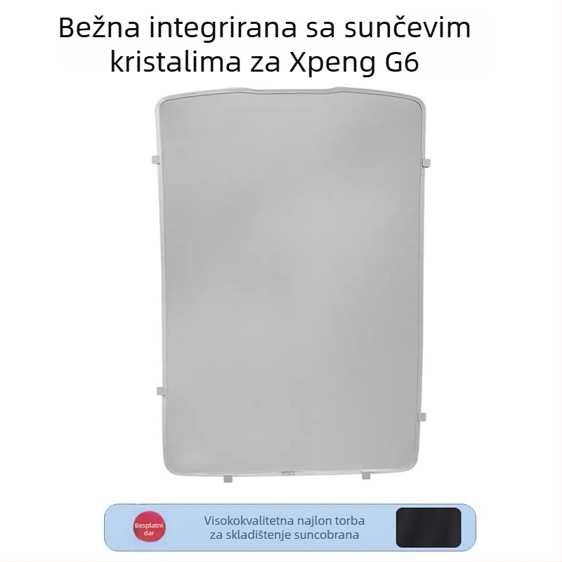 Mrežasta sjenilna zavjesa za Xiaopeng G6/G9, krovni dio