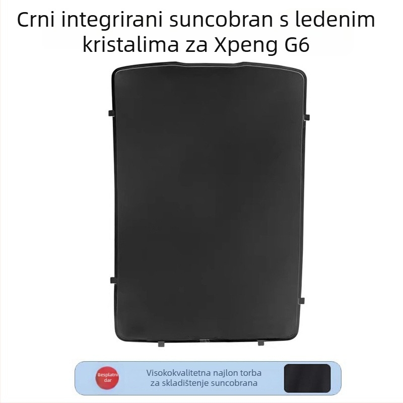 Mrežasta sjenilna zavjesa za Xiaopeng G6/G9, krovni dio