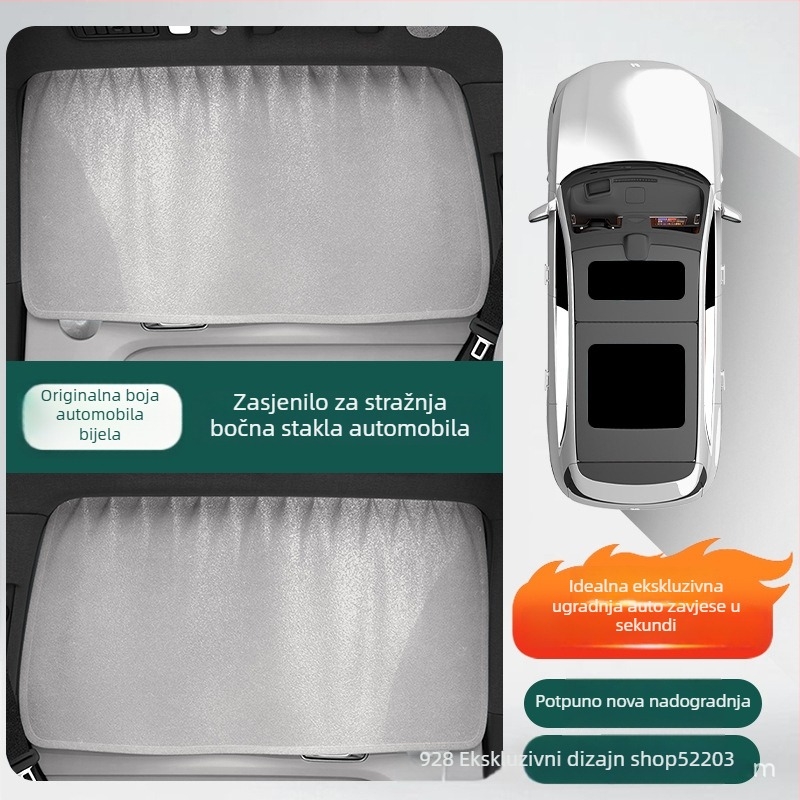 MEGA sunčana zavjesa za prednje staklo Ideal L6L7L8L9, zavjesa za toplinsku izolaciju za ljeto, auto dodatak
