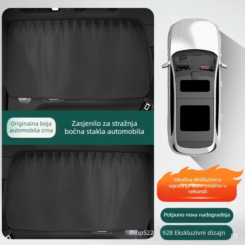 MEGA sunčana zavjesa za prednje staklo Ideal L6L7L8L9, zavjesa za toplinsku izolaciju za ljeto, auto dodatak