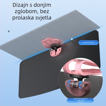 Automobilski polarizirani zaštitnik od odsjaja za vozača, ugradnja klikom