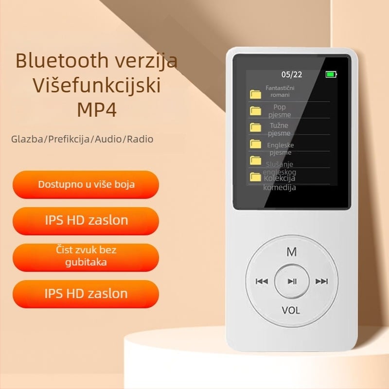 MP3/MP4 player s Bluetoothom, snimanje, podrška TF kartici i USB 2.0