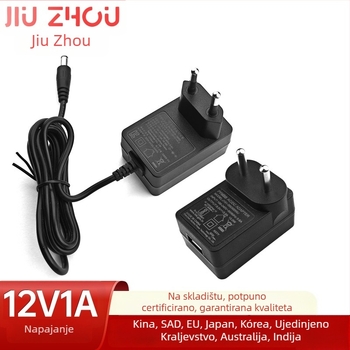 Jiuzhou Power J151 Napajanje 12V 1A za usmjerivač, set-top box i digitalne male uređaje – Europski i nacionalni standardi