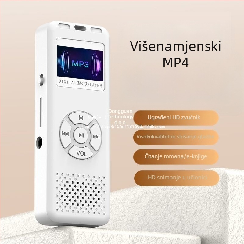 Prijenosni MP3 player s Bluetoothom, MP4 podrška i ugrađeni zaslon