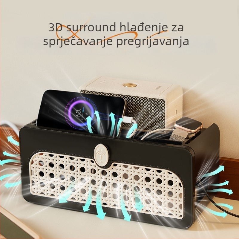 Stolna kutija za pohranu Wi-Fi usmjerivač i set-top box, ABS plast, kapacitet 12 L, moderan minimalistički dizajn
