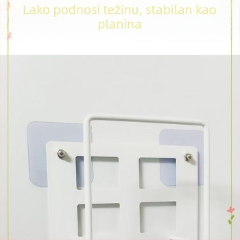 Metalni zidni držač za router i set-top box, višenamjenski, univerzalni tip, moderni minimalistički stil