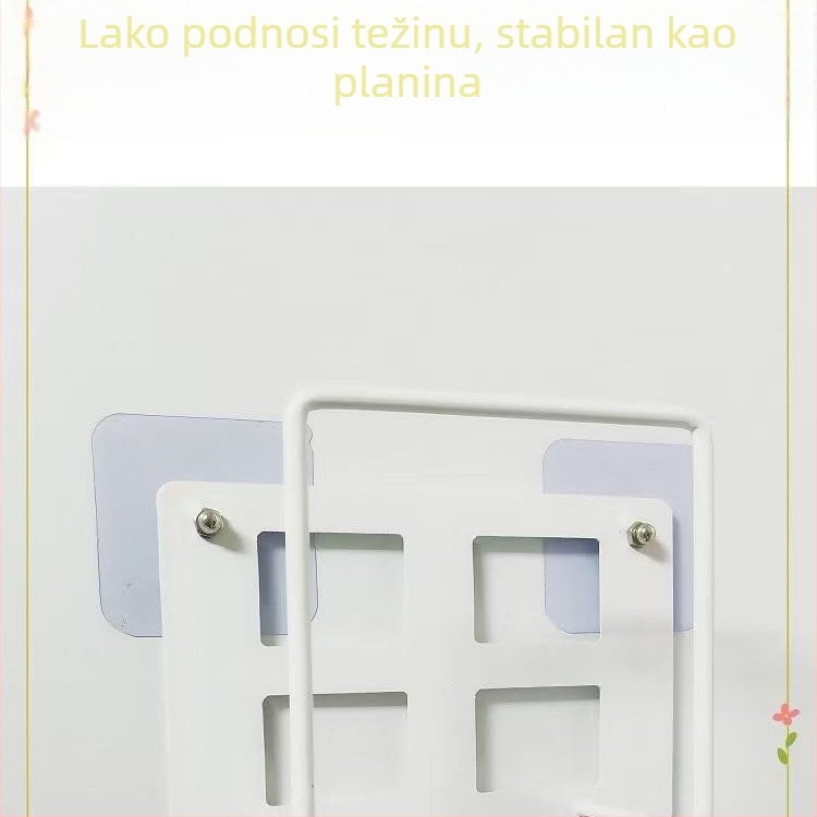 Metalni zidni držač za router i set-top box, višenamjenski, univerzalni tip, moderni minimalistički stil