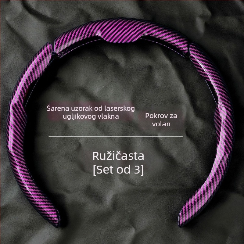 Navlaka za volan od umjetne kože, poslovni stil, za sve sezone, opći način ugradnje, kompatibilno s većinom marki vozila