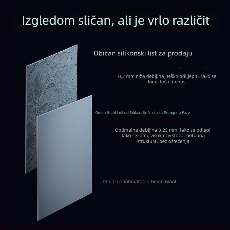 Llano D-9 pločica za hlađenje CPU-a s faznom promjenom za AMD – zračno hlađenje