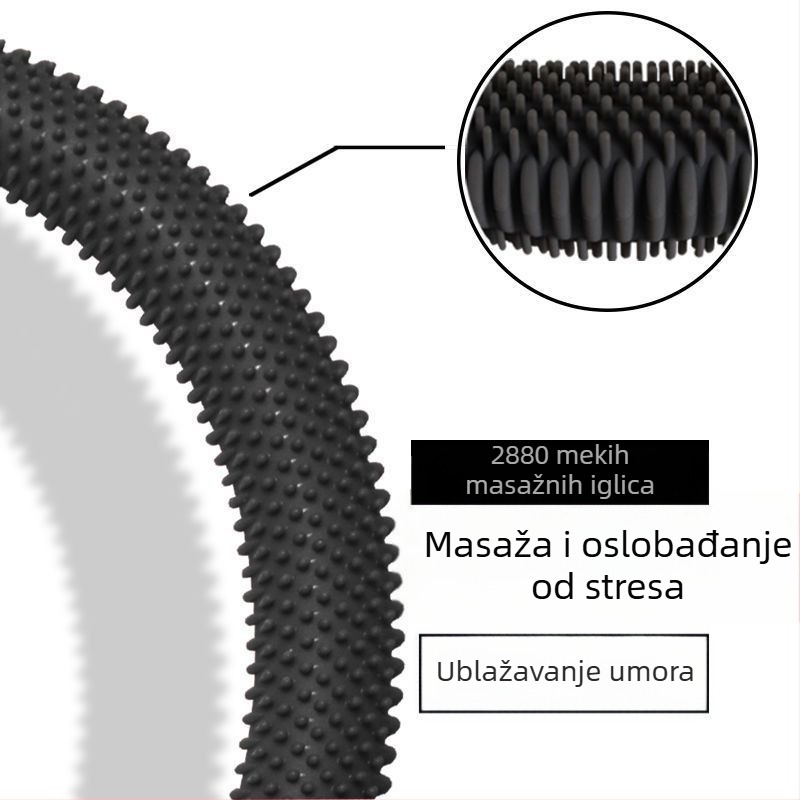 Navlaka za volan od silikona, mekani gumeni sloj, univerzalna za četiri godišnja doba, protivklizna, upija znoj, masažni doživljaj pri vožnji