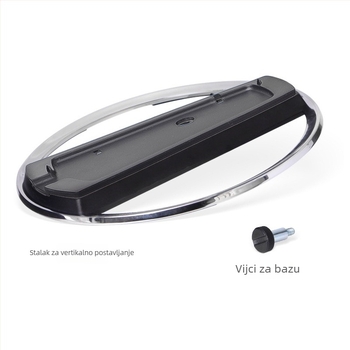 PS5 uspravni držač – ABS i nehrđajući čelik, vertikalna baza za hlađenje PS5 Slim, PS5 i PS5 Pro