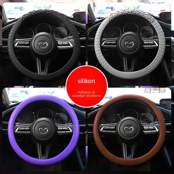 Silikonsko pokrov volana za automobil – upija znoj, protuklizni, univerzalna prilagodba, tanak i mekan