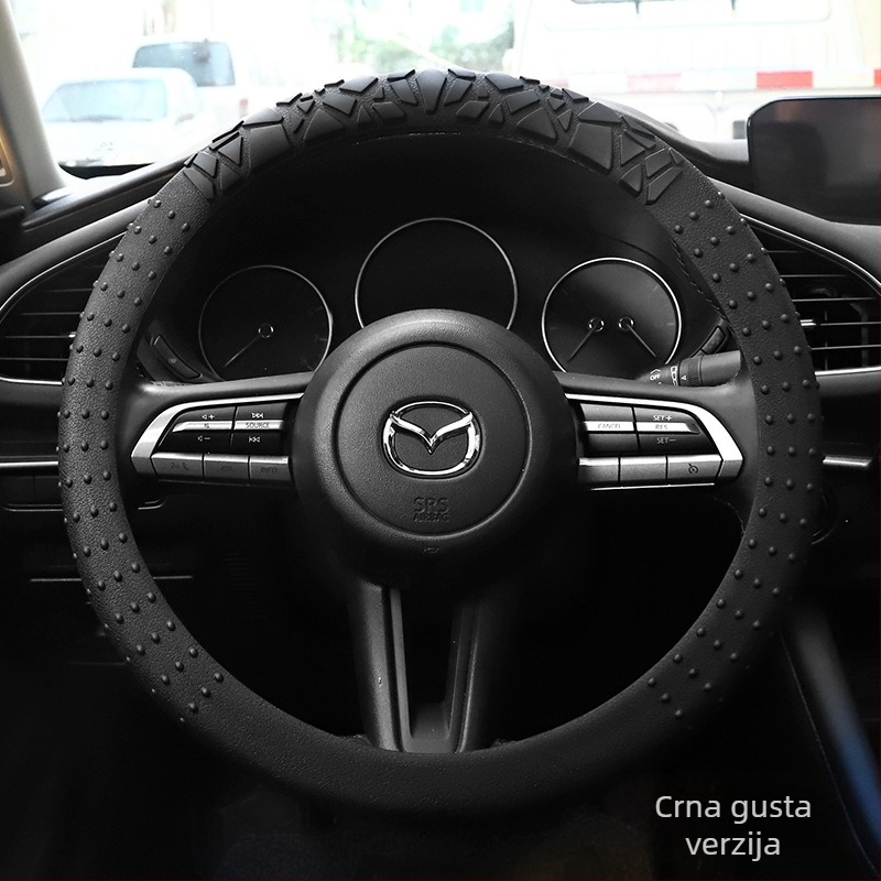 Silikonsko pokrov volana za automobil – upija znoj, protuklizni, univerzalna prilagodba, tanak i mekan