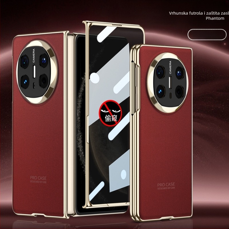 AG Phantom kućište s punim pokrivanjem za Huawei MateX6, zaštita od pada, zaštita zaslona privatnosti, integrirani zaštitni film