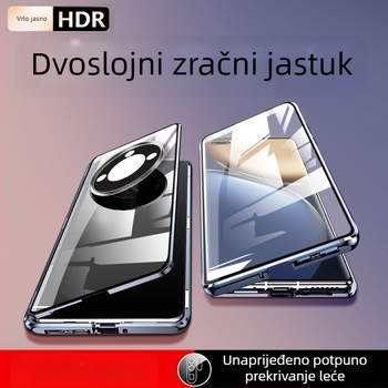 Kućište za telefon X50 za Huawei, stakleni ogledni završetak, magnetno, prilagodljivo