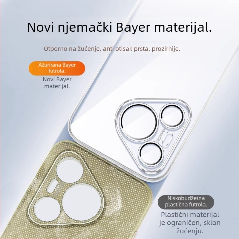 Za Huawei Pura70Pro — prozirna TPU maska s potpunom zaštitom kamere i otpornosti na padove