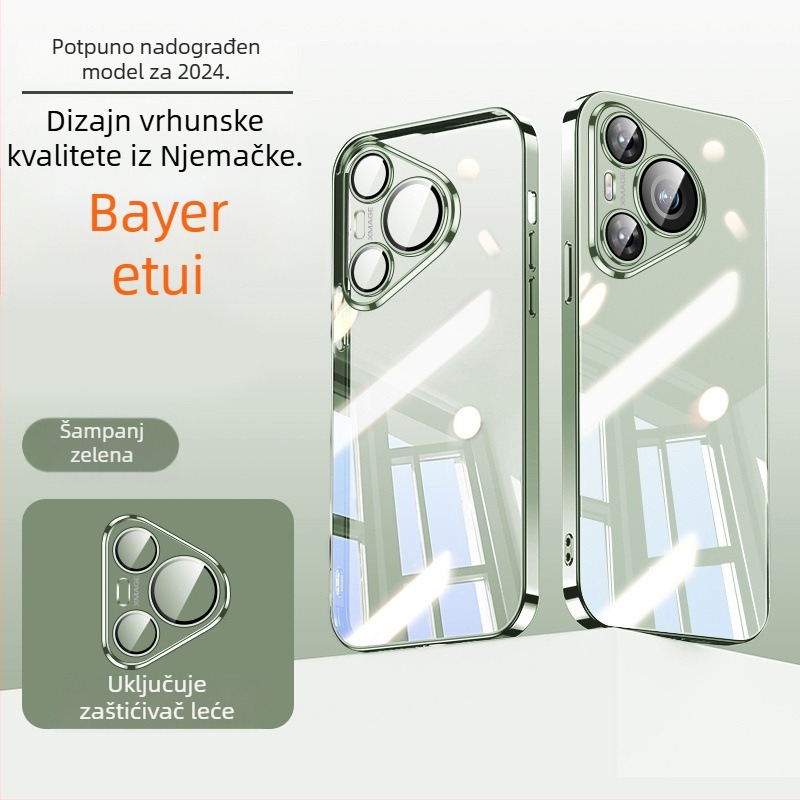 Za Huawei Pura70Pro — prozirna TPU maska s potpunom zaštitom kamere i otpornosti na padove