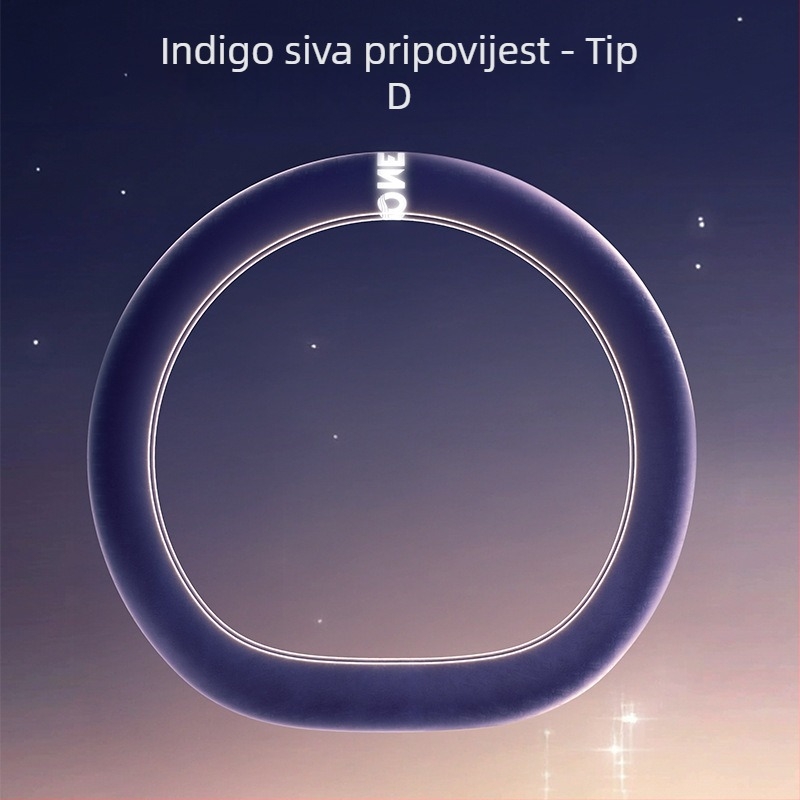 Grijani plišani navlaka za volan s islandskim guščjim downom; zimski model; univerzalna prilagodba; originalni stil