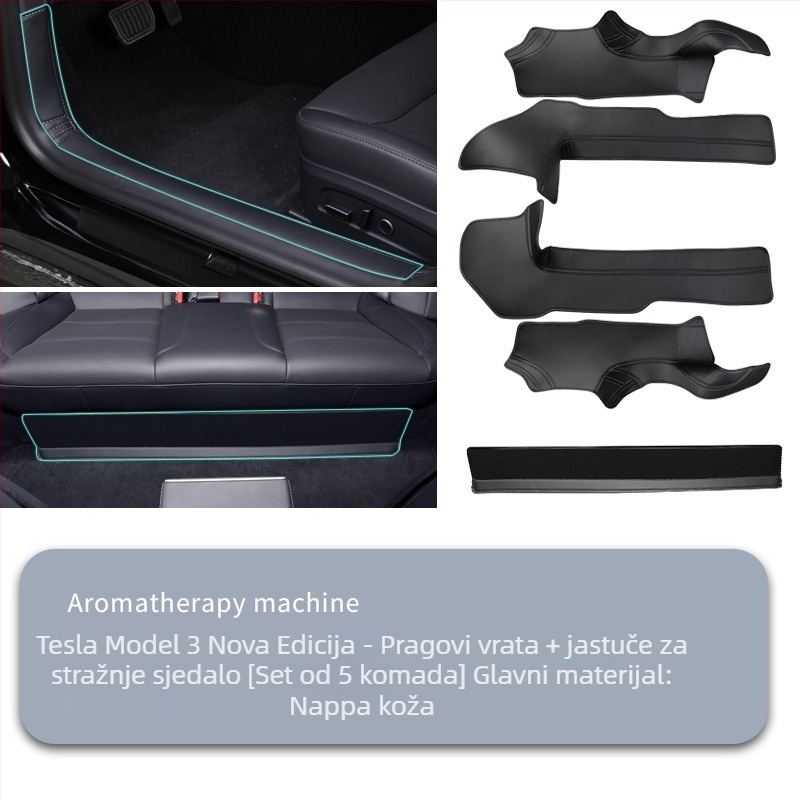 Prag vrata za Tesla Model 3/Y, 2023. godina, Model Y refresh, unutarnji dodatak s automatskim mjenjačem