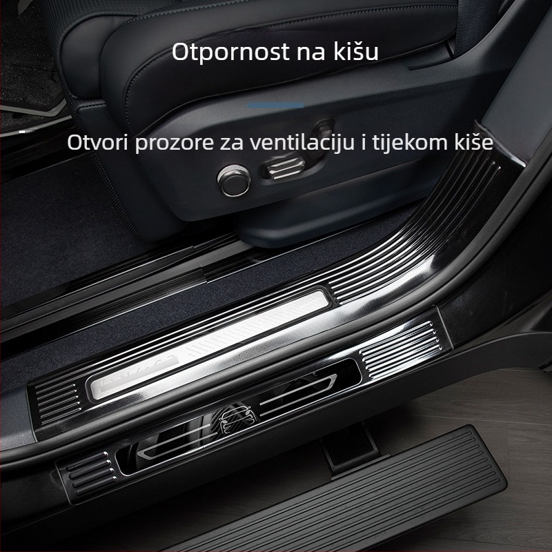 Liuzhiyang/Six Sheep plastične zaštitne trake pragova za Lynk & Co 900 s automatskim mjenjačem