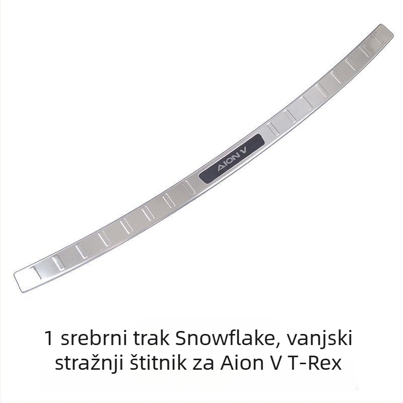 Zaštitna naljepnica pragova za drugu generaciju Aion V Tyrannosaurus, s zaštitom stražnjeg štita i pedale za dočekivanje