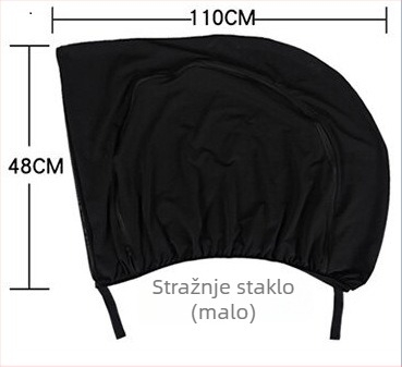 Automobilska mrežasta zavjesa za prozor – zaštita od komaraca, privatnost, zaštita od sunca, prozračna, prozirna, toplinska izolacija; pogodno za sedan i SUV; Materijal: poliesterna mreža; Učvršćivanje: vrsta vješanja