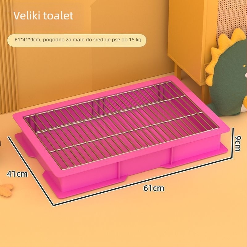Toalet za pse malih pasmina – plastična konstrukcija, nije uvozena, bez privatne marke