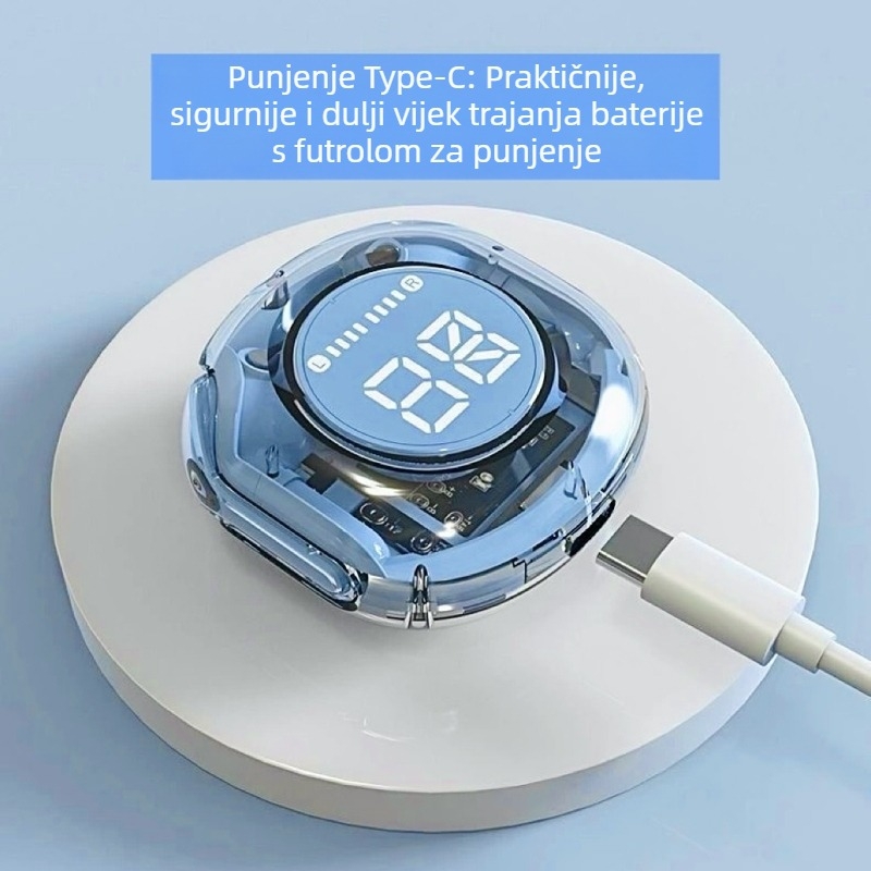 Nove prozirne Bluetooth slušalice Air39 druge generacije, sportska redukcija buke