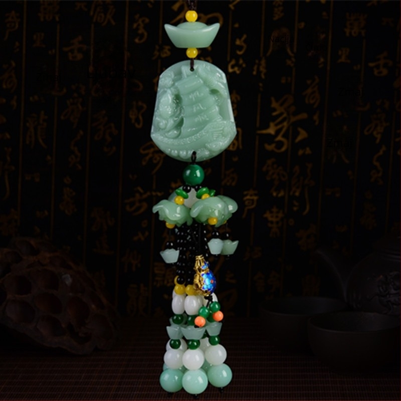 Krištalni auto privjesak u obliku bundeve – kineski tradicionalni stil, unutarnja dekoracija automobila, Energy Hut