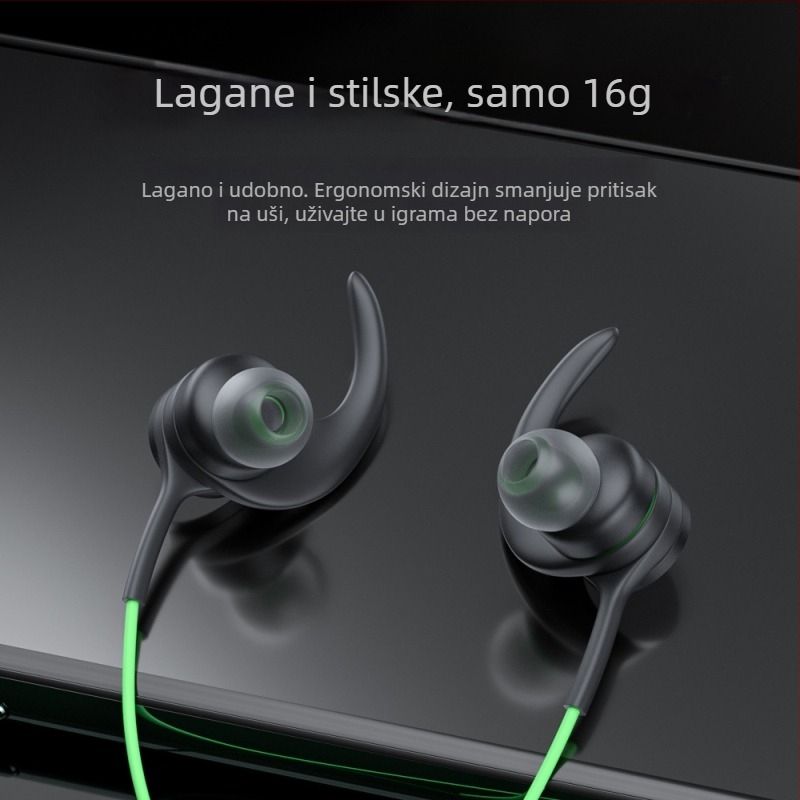 Žične in-ear gaming slušalice s mikrofonom, USB, 7.1-kanalni, 20 Hz–20 kHz
