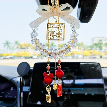 Krištalni privjesak za retrovizor automobila – unutarnja dekoracija, moderan stil