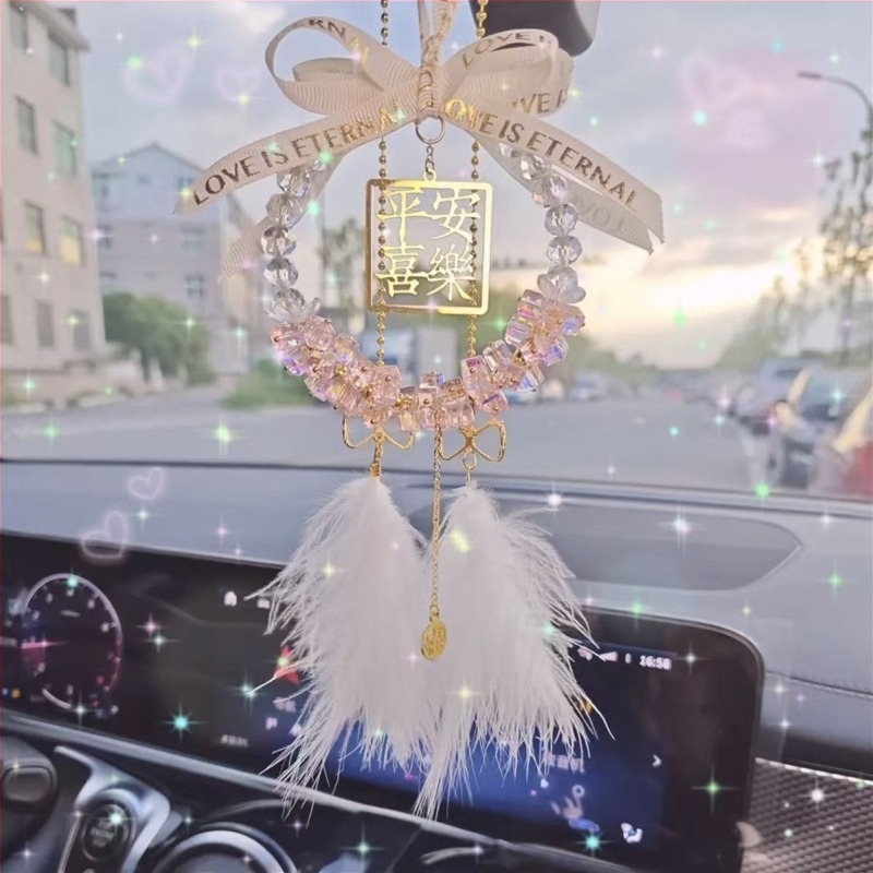 Krištalni privjesak za retrovizor automobila – unutarnja dekoracija, moderan stil