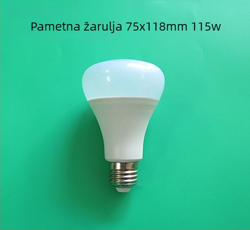 LED žarulja – model Flat Head Bubble, Materijal PC, Mat površina, Set kućišta lampe