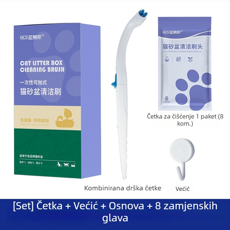 Zamjenska glava za jednokratnu WC četku — Blue Seth (Materijal: Plastika; Podrijetlo: Dalian, Liaoning; Stil: Moderan jednostavan)