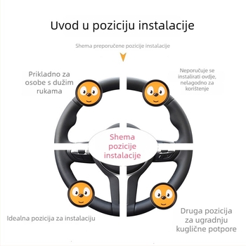 Pomoćnik volana automobila - ležajnog tipa, vođenje jednim dodirom, štedi napor, za velike automobile i kamione