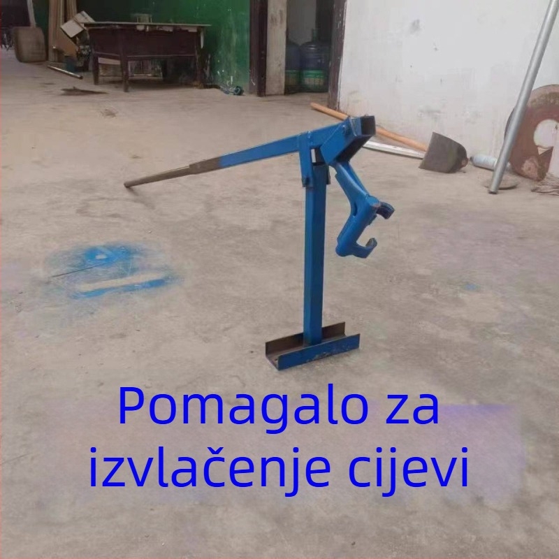 Alat za ugradnju i demontažu cijevi u stakleniku, za čelične cijevi i bambus štapove