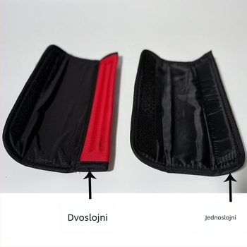 Jastučnica za auto pojas za djecu s likom medvjedića, prilagodljiva, 5 cm pojas, poliester, 300 g, mogući tisak logotipa