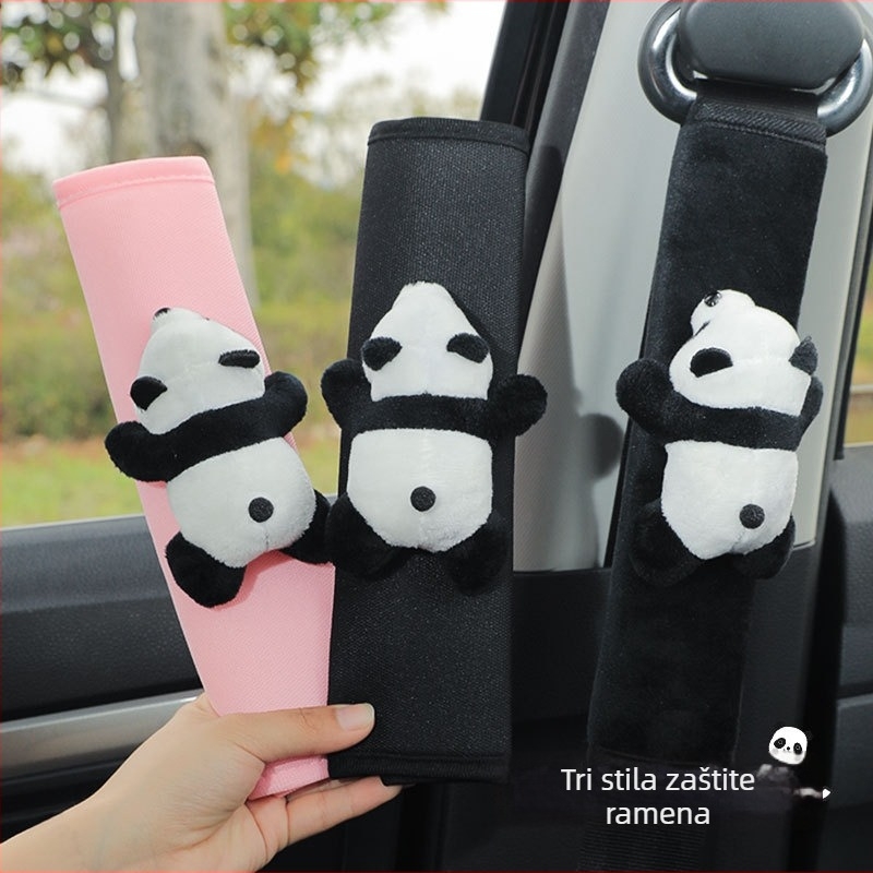 Jastučići za sigurnosni pojas automobila – poliester, Panda dizajn, 220 g, brenda Che zhiqian