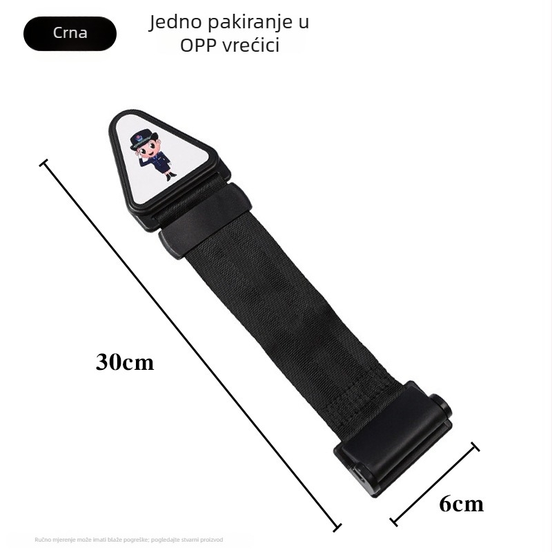 Ogood regulacija sigurnosnog pojasa za automobil — poliester (75 g, mogućnost ispisa logotipa, prilagodljiv)