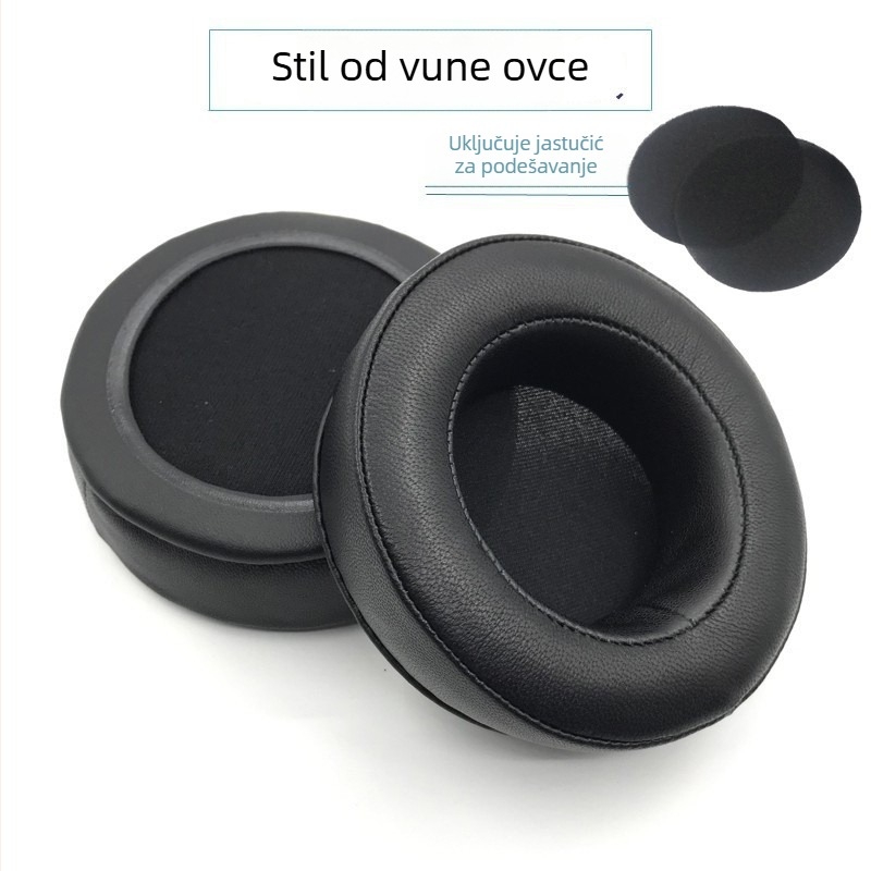 Jastučići za uši Beyerdynamic s flanelom za modele T5P, T1, DT440, DT990, DT880, DT770 PRO — jednostavna ugradnja, udobni, prilagodljivi uzorku