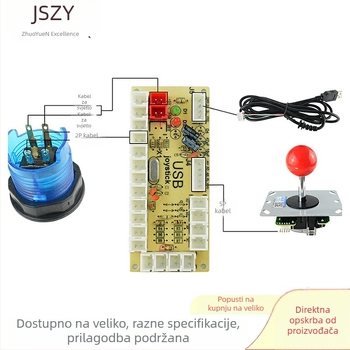 DIY arkadna pločica joysticka s USB čipom za PC – komplet za upravljanje joystickom