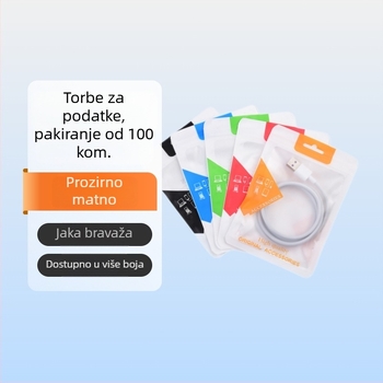 PVC vrećica za pakiranje USB/HDMI kabela, prozirna darovna vrećica s perl filmom CPP, Marka One good match, Licenca proizvodnje 201412511241
