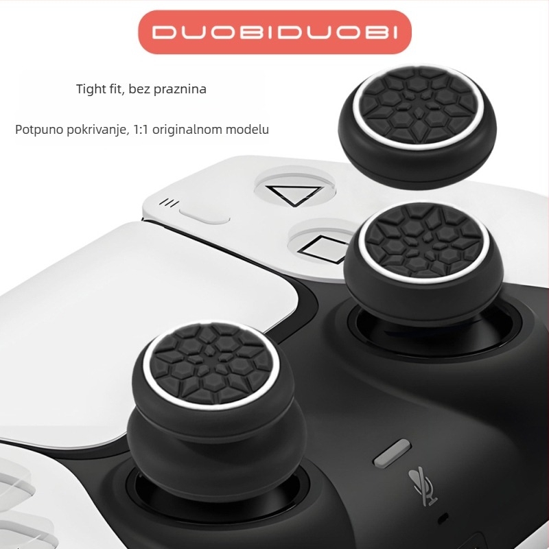 Silikonske zaštitne kapice za joystick, 6-u-1 set, kompatibilno s PS5/PS4/Xbox/NS Pro