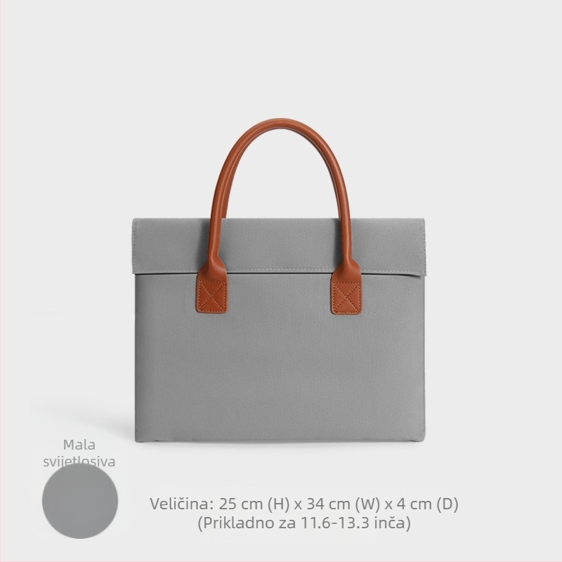 Unisex poslovna torba od Oxford tkanine, ultra lagana, jednostavan uzorak, podstava od poliestera